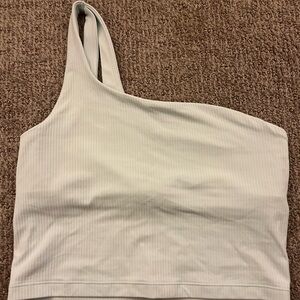 Lululemon Ribbed Nulu Asymmetrical Yoga Tank Top